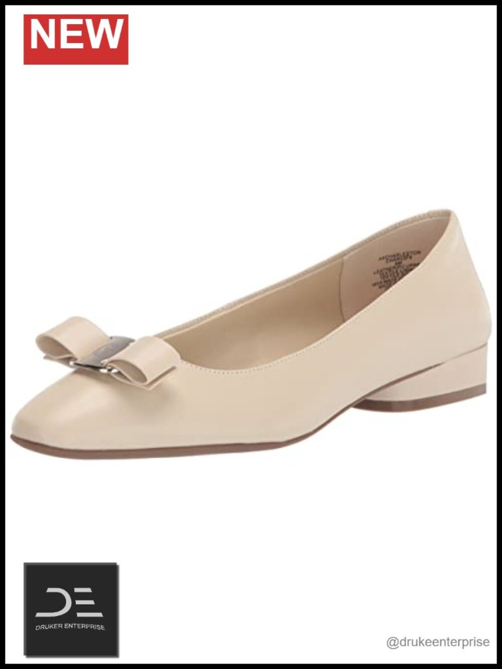 Anne Klein Charleston Kitten Heel Ballet Flat Women's Comfort Pump
